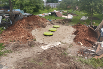 Село Константиновское Тутаевский район, монтаж Орион 4 с принудительным выбросом