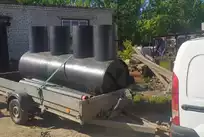 Монтаж станции Диамант 5 с принудительным сбросом Ивановская область, г. Кохма
